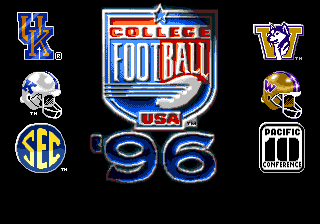College Football USA 96 screenshot 3 for Sega Genesis